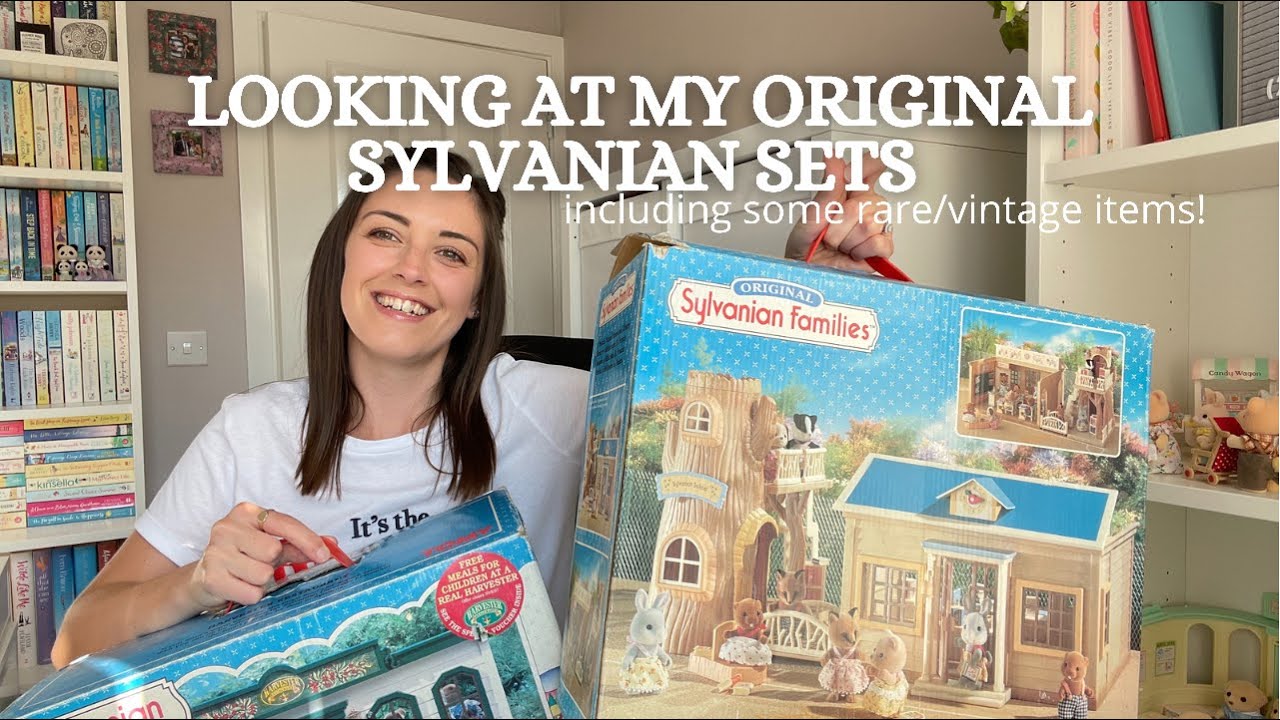 Looking at My Old Sylvanian Sets! Vintage + Rare Items | Sylvanian Families Calico Critters