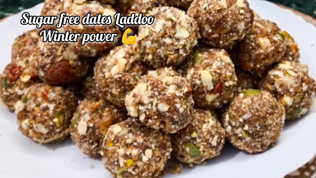 Gond Khajoor Laddoo | No Sugar Healthy Winter Special Recipe#viral 