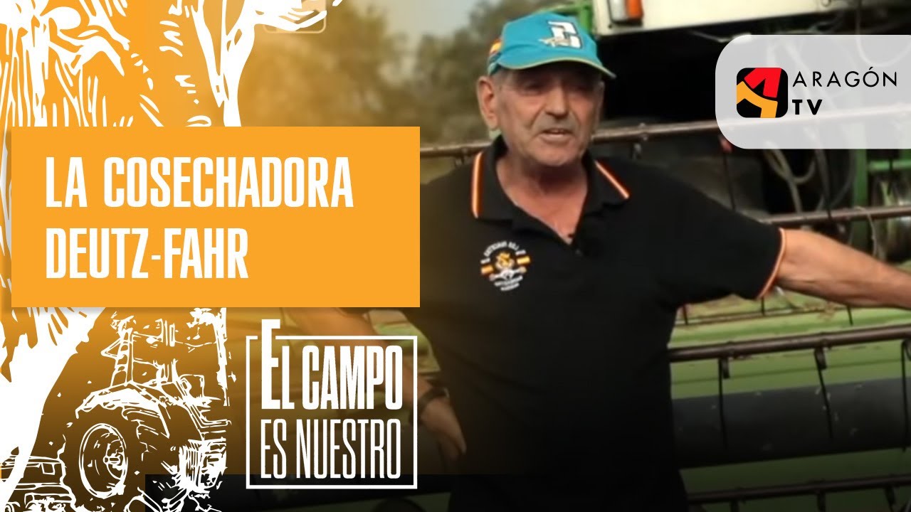 La cosechadora Deutz-Fahr de Antonio