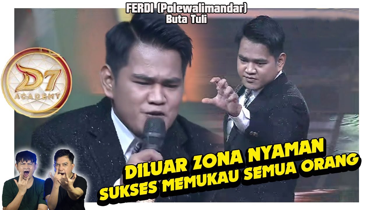 Pantas disebut kuda hitam. Ferdi (Polman) Buta Tuli. Semakin menunjukan kualitas.