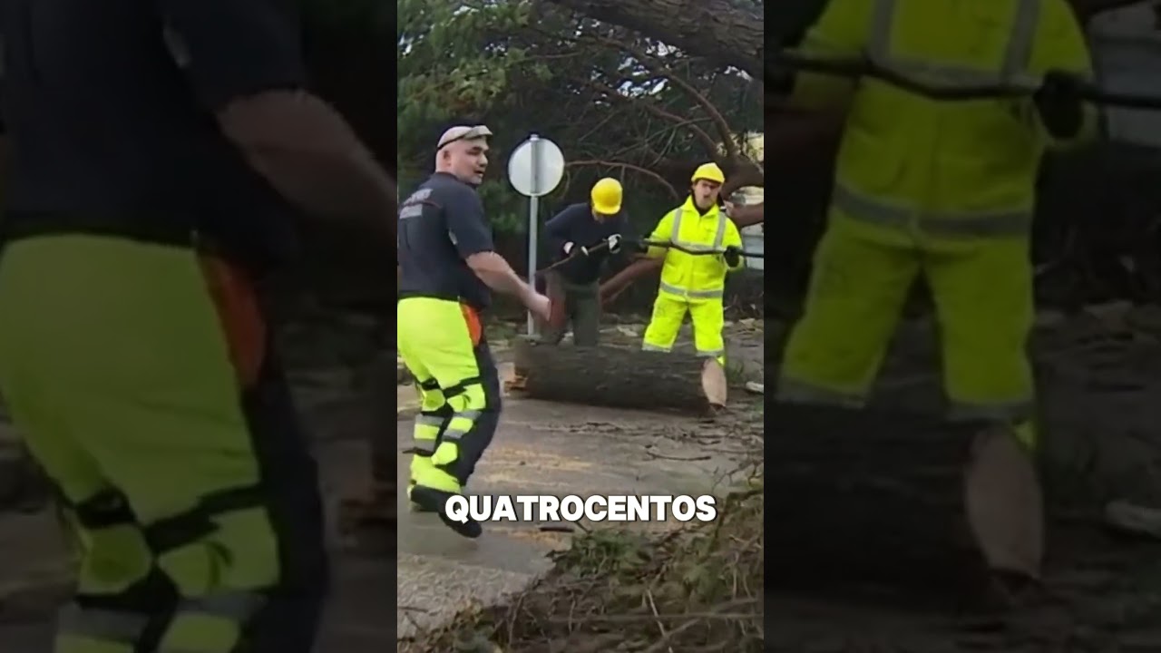 Clima extremo em Portugal: tempestade Kristin causa caos