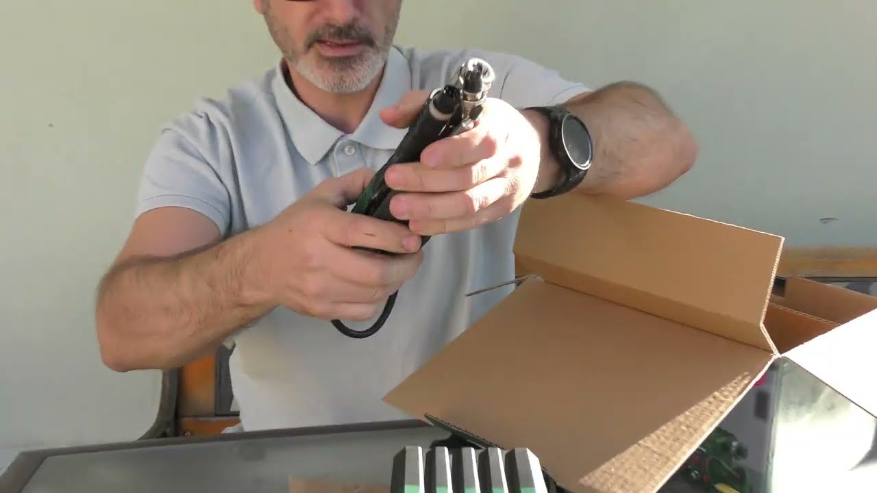 Паяльная станция с горячим воздухом и паяльной станцией Parkside - PULLS 745 A1