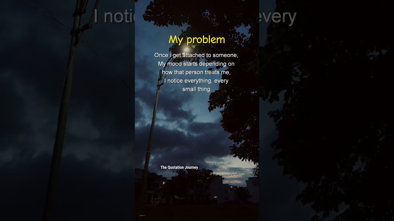 Sensitive Heart 💔 | Overthinking Attachment 😞