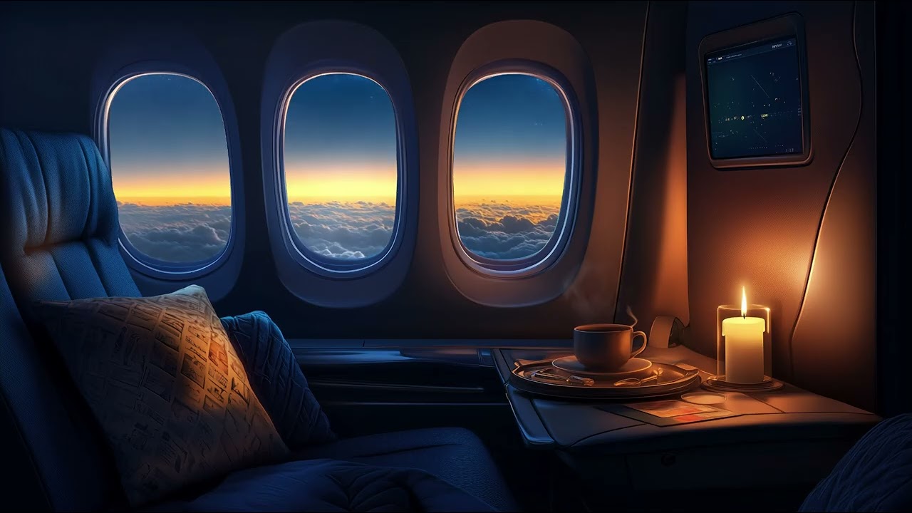 Luxury Night Flight | Cozy Atmosphere | For Relaxing, Sleep, Focus |
