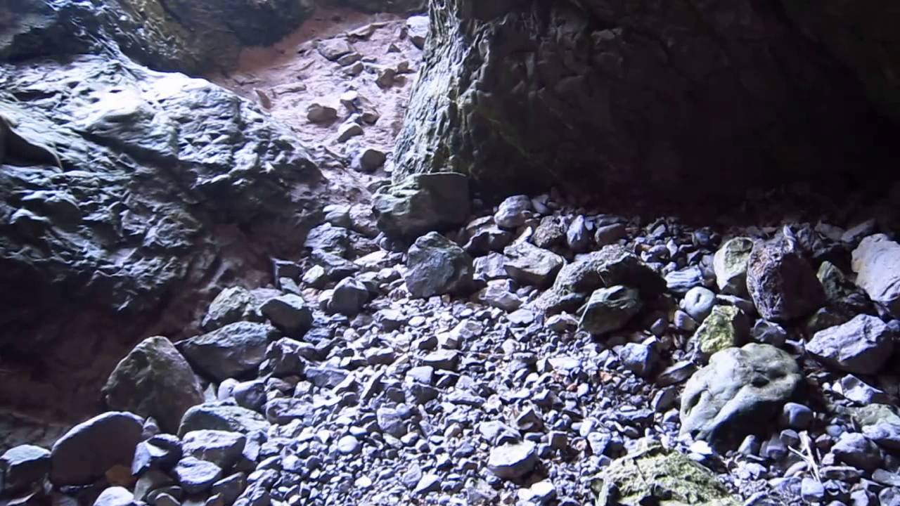 Inside Goat's Hole Cave (a.k.a Paviland Cave), Gower