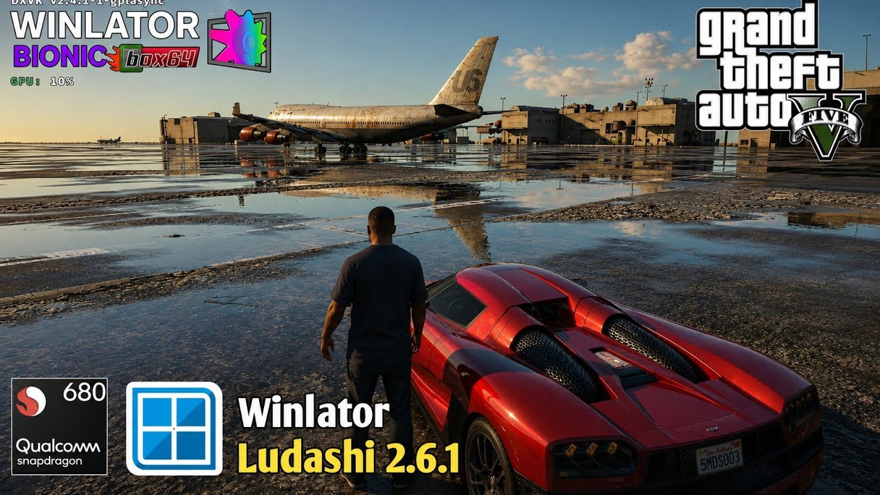 Winlator Ludashi 2.6.1 | GTA V LITE (5GB) | Snapdragon 680