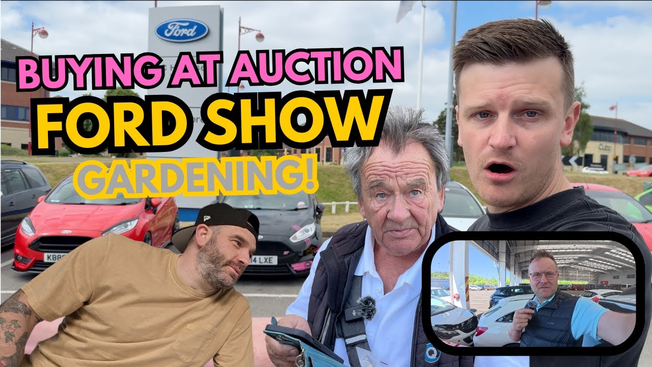 Going WILD at a UK Car Auction & Hitting the Ford Show HARD!