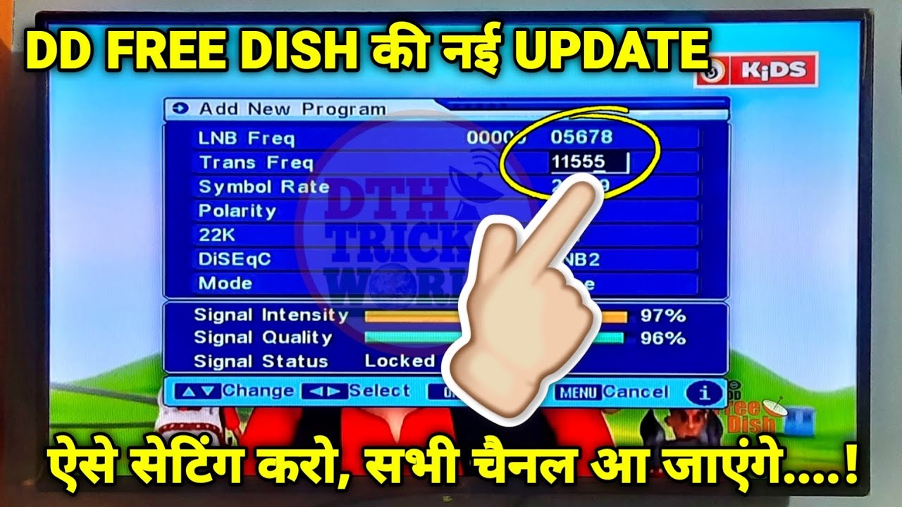 DD Free Dish All channel Setting | mpeg2 set top box में एक Setting से Add करो सभी चैनल Free
