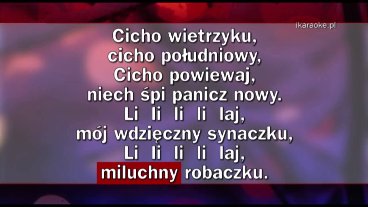 Kolęda - Gdy śliczna Panna (karaoke)