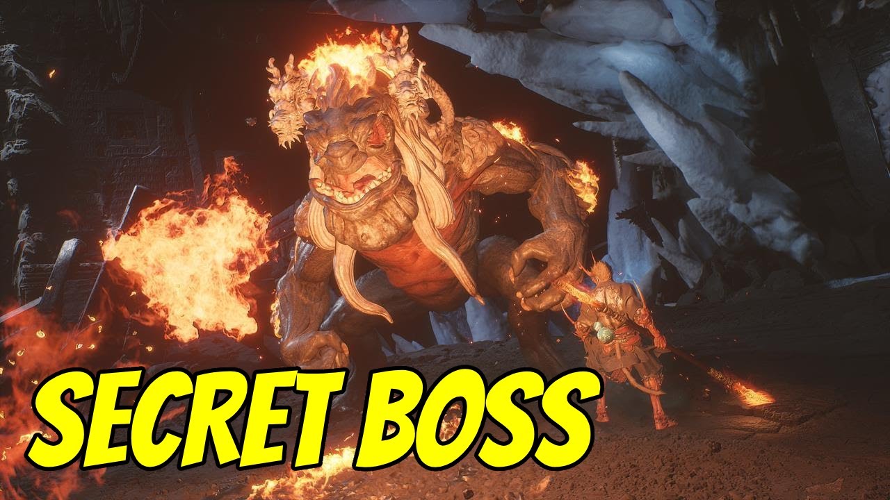 Bishui Golden Eyed Beast Secret Boss Defeat Black Myth Wukong