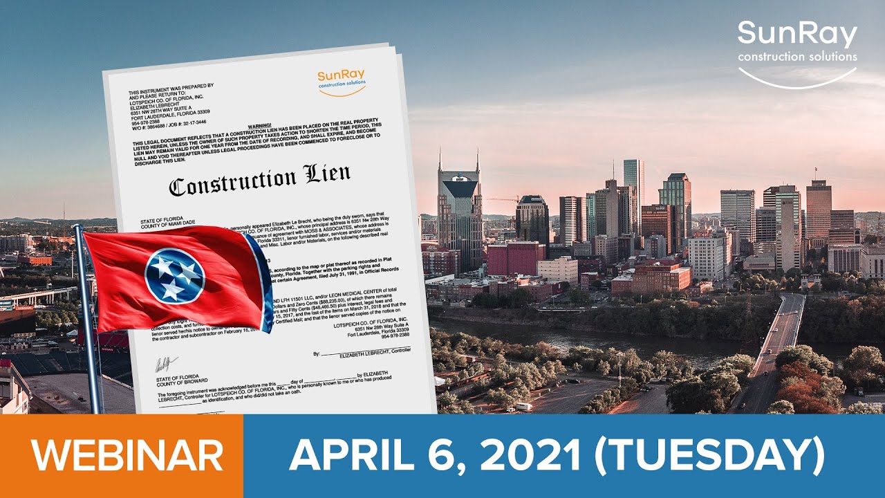 TN Lien law basics &ndash; Who, What, and How Much?