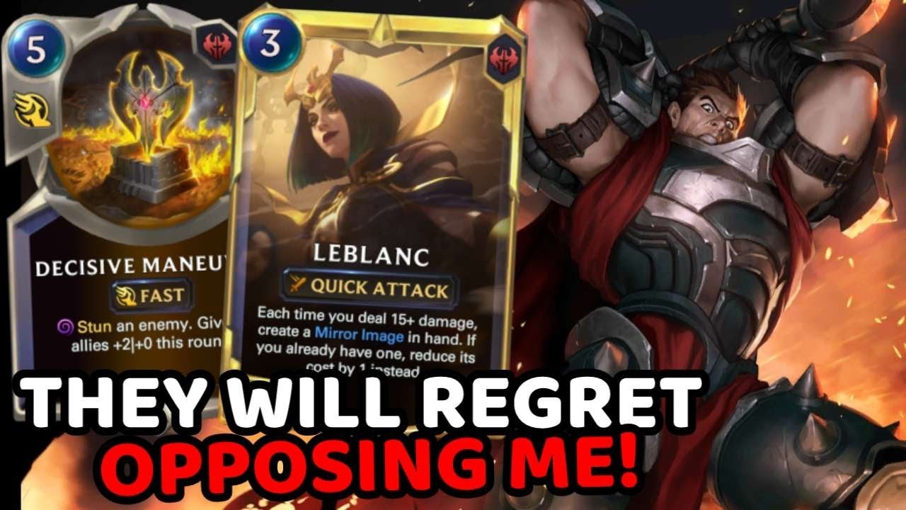 DARIUS LEBLANC OVERWHELM THE OPPONENT  | Legends of Runeterra