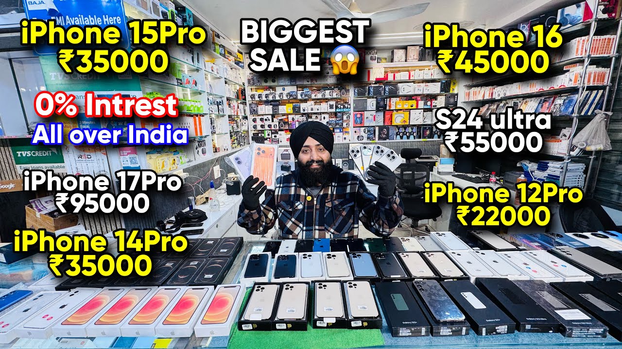 Biggest iPhone Sale Ever 🔥| Cheapest iPhone Market | Second Hand Mobile | iPhone16 Pro iPhone 15