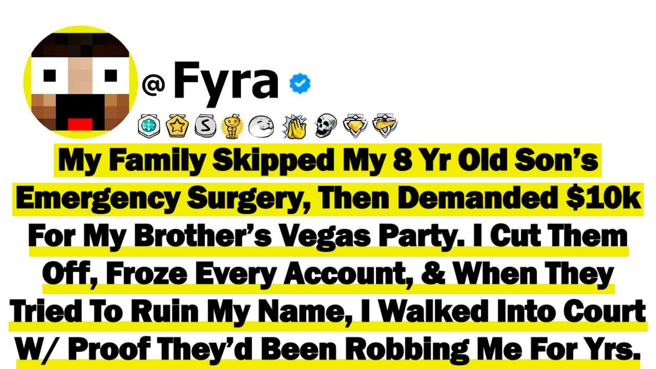 My Family Skipped My 8-Year-Old Son’s Emergency Surgery, Then Demanded $10k For My Brother’s Vegas..