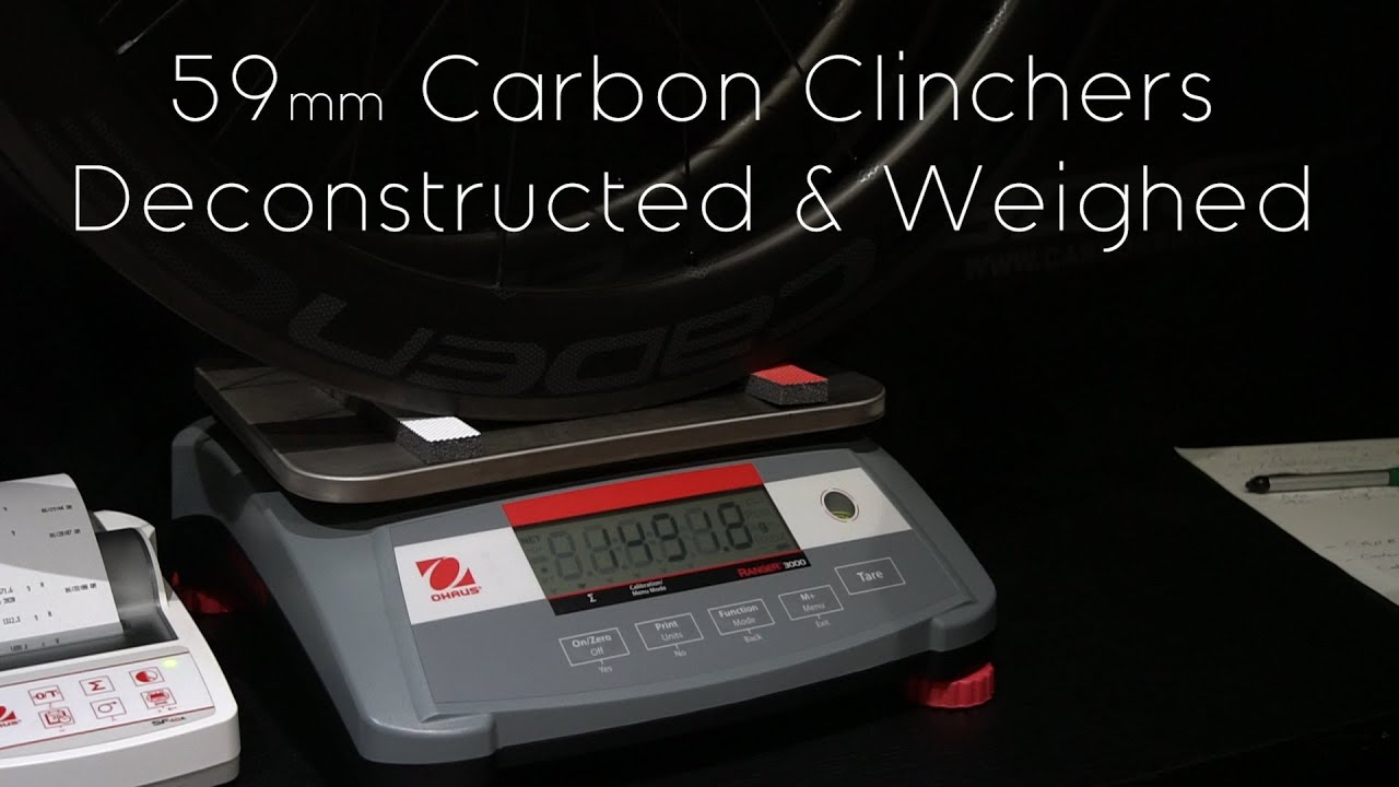 59mm Carbon Clincher Deconstructed & Weighed