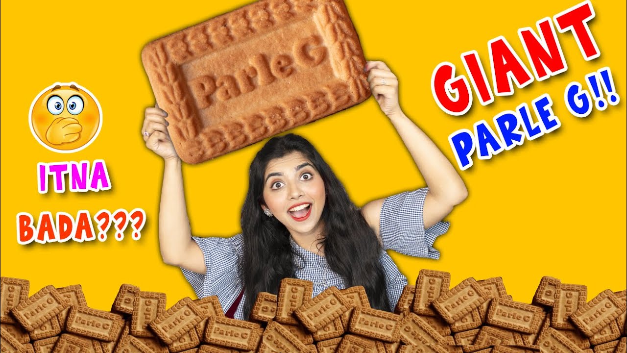 Making GIANT PARLE G Biscuit| ITNA BADA BISCUIT😱😱