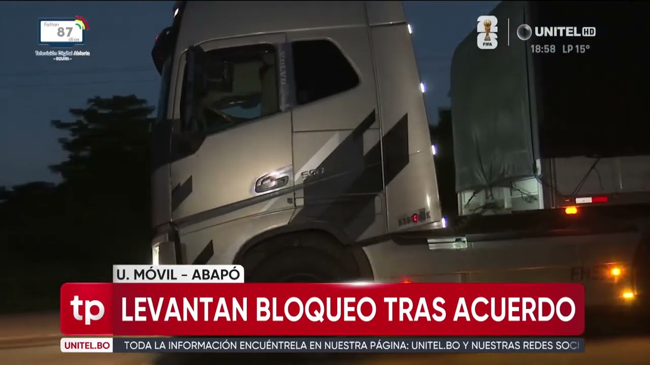 Tras acuerdo con YPFB, transportistas interprovinciales levantan bloqueo de carretera en Abapó
