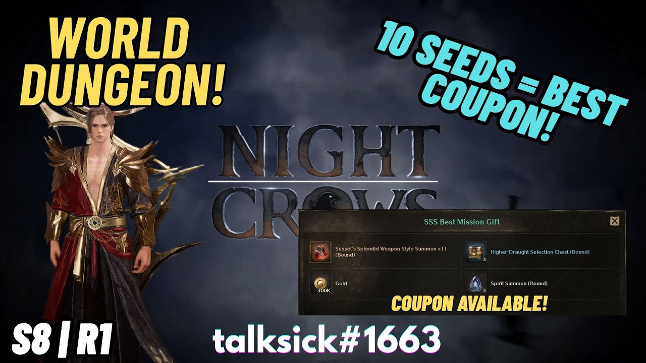 🔴NIGHT CROWS | WORLD DUNGEON NIGHT!