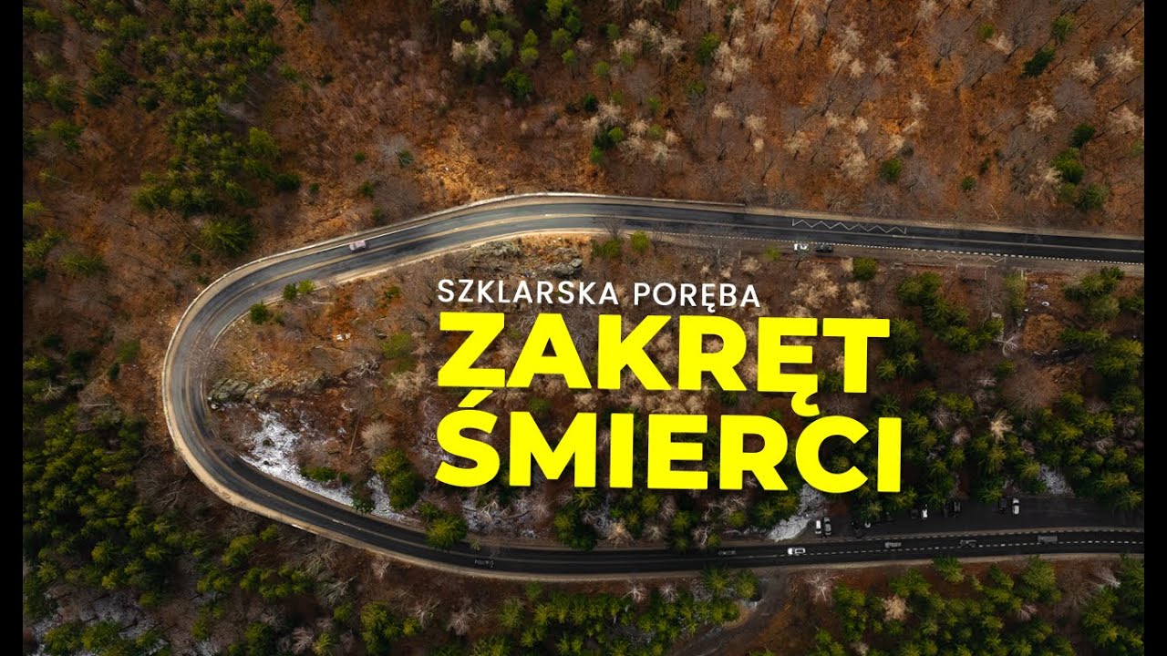 ZAKRĘT ŚMIERCI 🇵🇱 Szklarska Poręba, droga sudecka | Polska z lotu ptaka [4K]