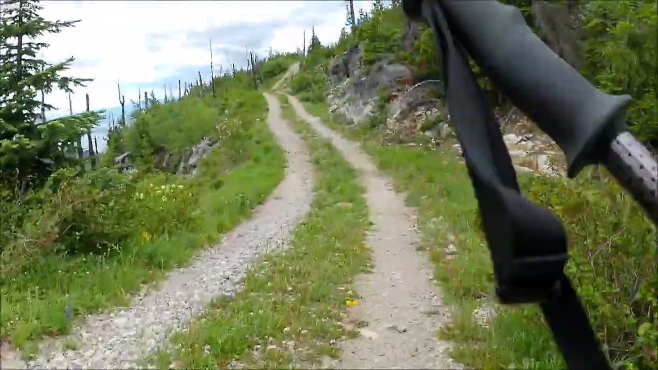 OKANAGAN HIKING - Divide Lake Trail from DIVIDE LAKE to ANTENNAS - 2.7K 30 FPS - Sport Action Camera