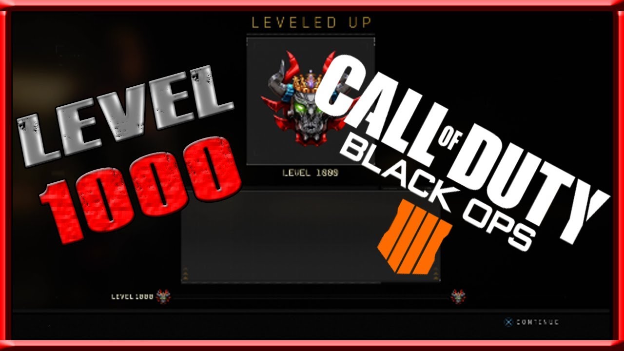 BO4 LEVEL 1000 STATS ACCOLADES AND PRESTIGE ICONS