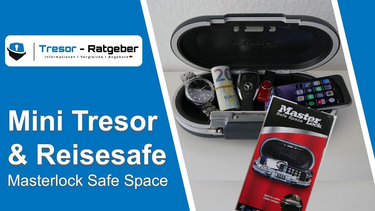 Mini Tresor und Reisesafe - Master Lock Safe Space | Tresor Test