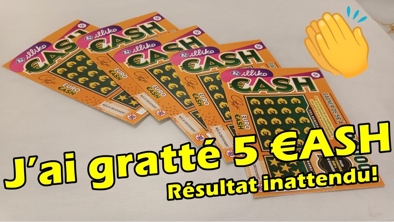 GRATTAGE FDJ🍀 J’ai gratté 5 €ASH FDJ💲… résultat inattendu!👏