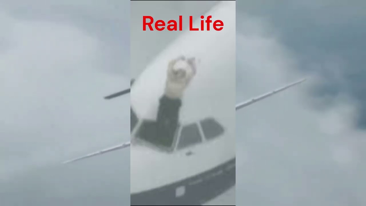 Animation Vs Real - British Airways Flight 5390