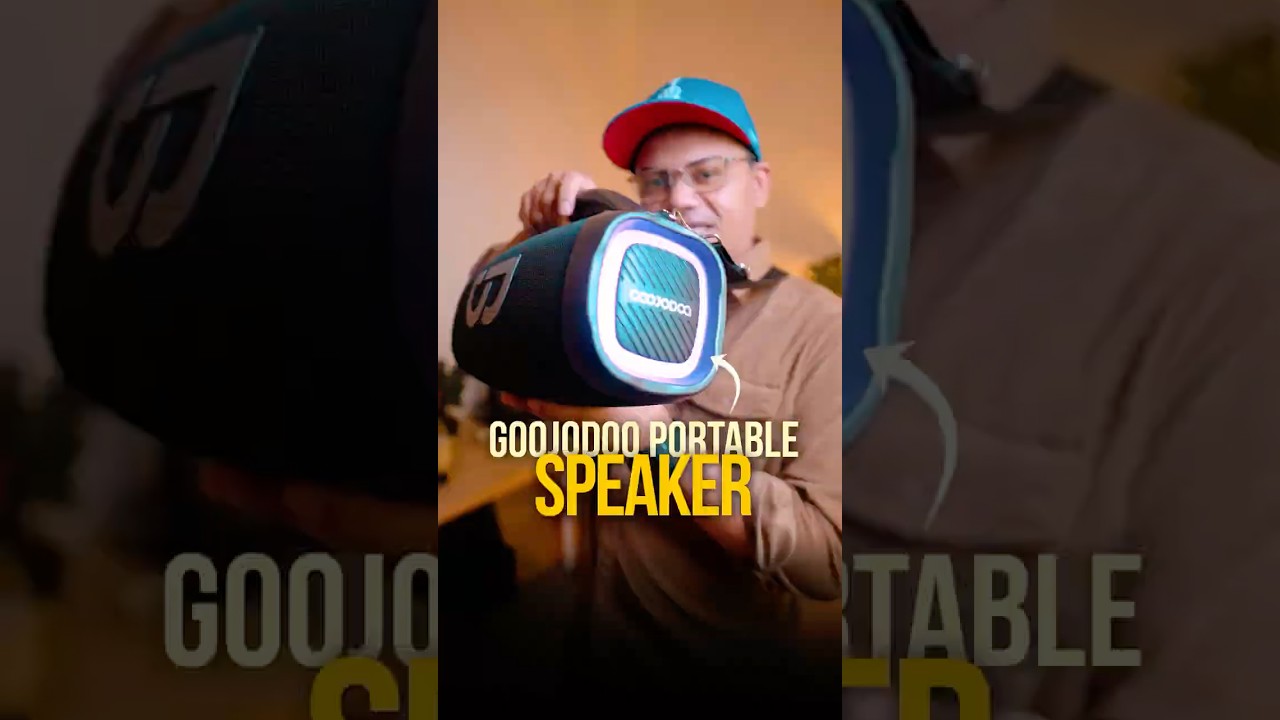 Portable speaker goojodoq
