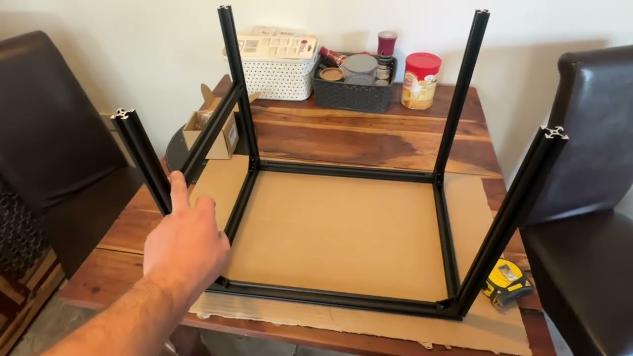 E40 pt2 building a bench with light weight aluminium diy van conversion on budget Renault master 3 
