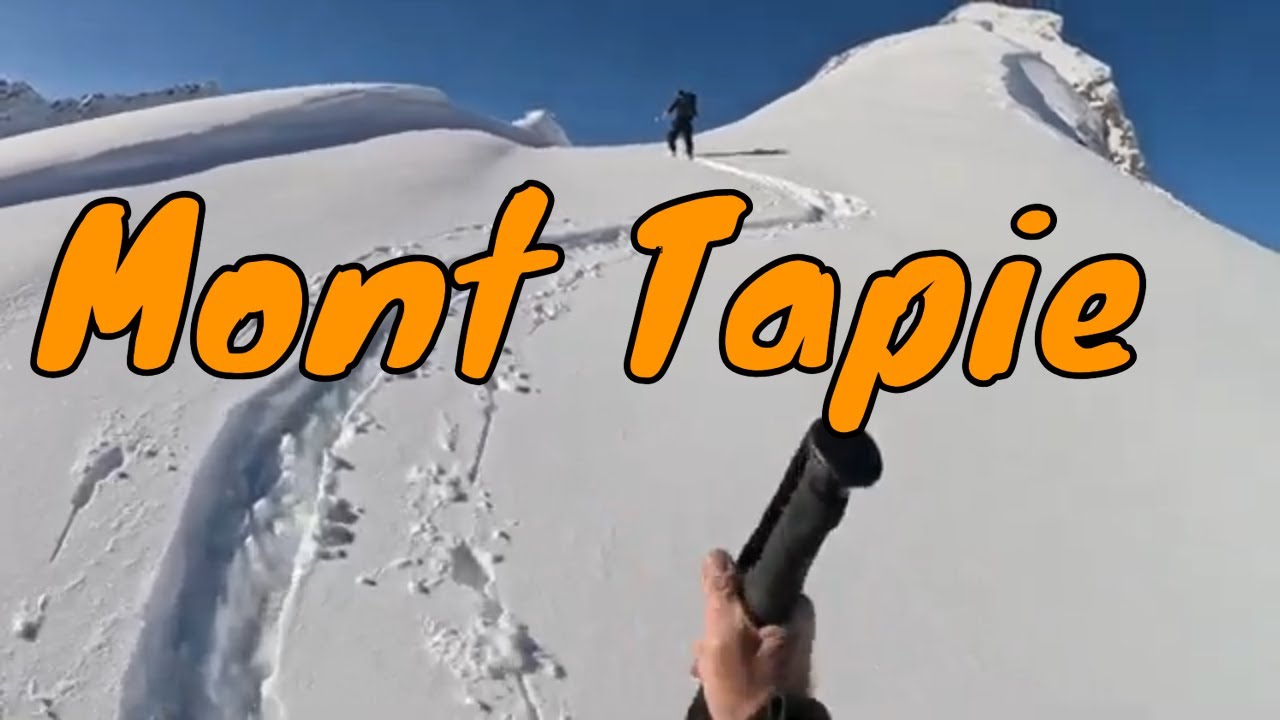 Mont Tapie, randonnée en ski en vallée d'Aoste , au départ de Crevacol, Gopro Hero 12