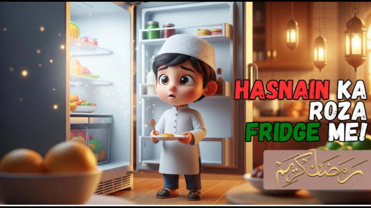 Hasnain Ka Roza Fridge Me! | Cute Ramadan Story | Moral Story For Kids