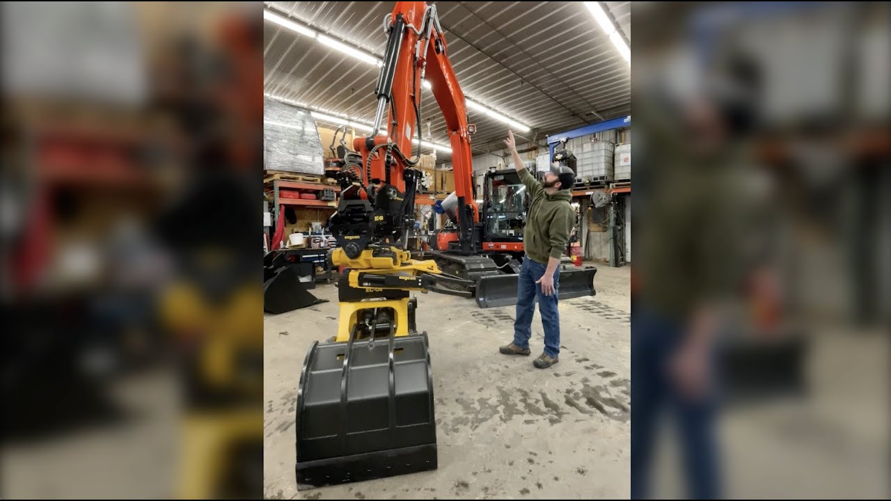 In-depth look at a KX080-4 with a custom Engcon EC209 tiltrotator build