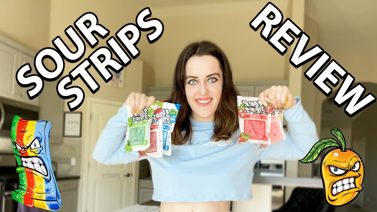 SOUR STRIPS HONEST REVIEW!! Trying All The New Flavors for the First Time