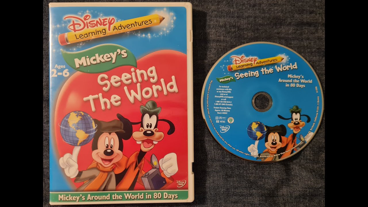 Opening and Previews from Disney Learning Adventures: Mickey's Seeing the World 2005 DVD