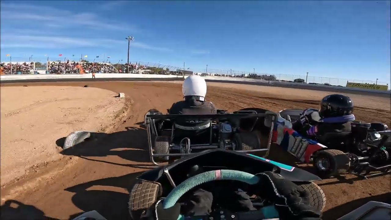 1/13/24 Flat Kart Heat Race Mason McKinney #07