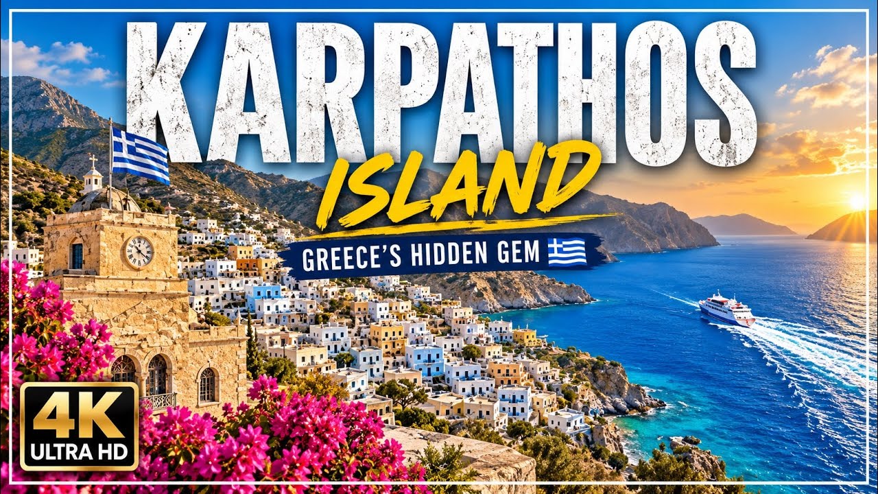 Karpathos Island Cinematic 4K Aerial