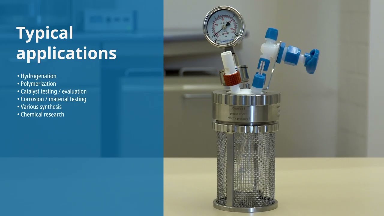 Miniclave Inert &ndash; Metal free small scale reactor, unstirred