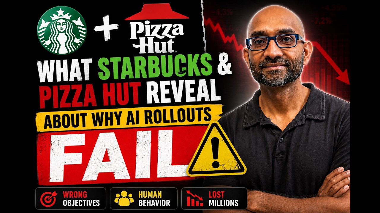 What Starbucks & Pizza Hut Reveal About Why AI Rollouts Fail!