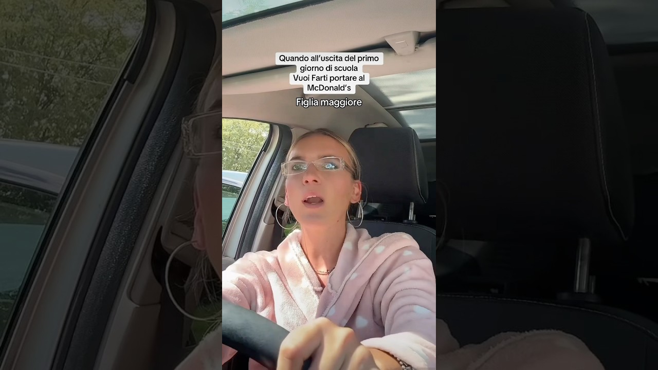 Mamma mi porti al McDonald&rsquo;s:figlia maggiore,media,piccola#mammaefiglie #preferenze#mcdonalds#scuola