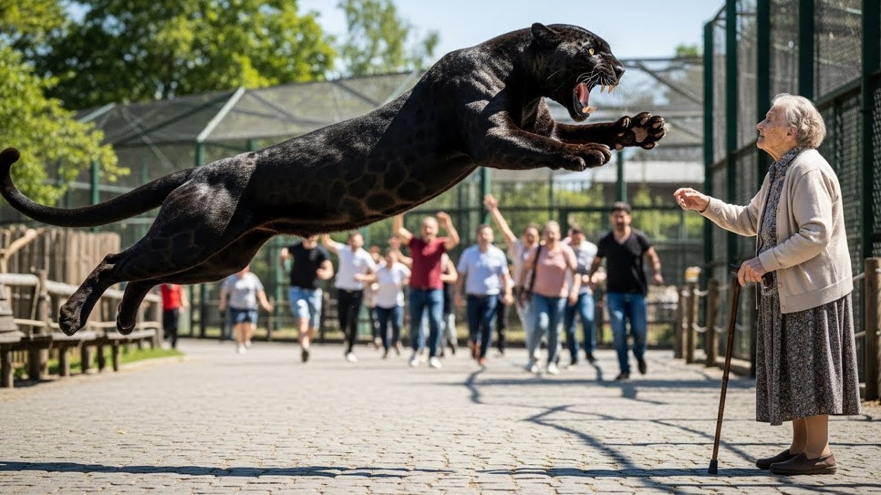 Panther Escaped Zoo. Everyone Fled, Except an Old Lady — What She Did Shocked All