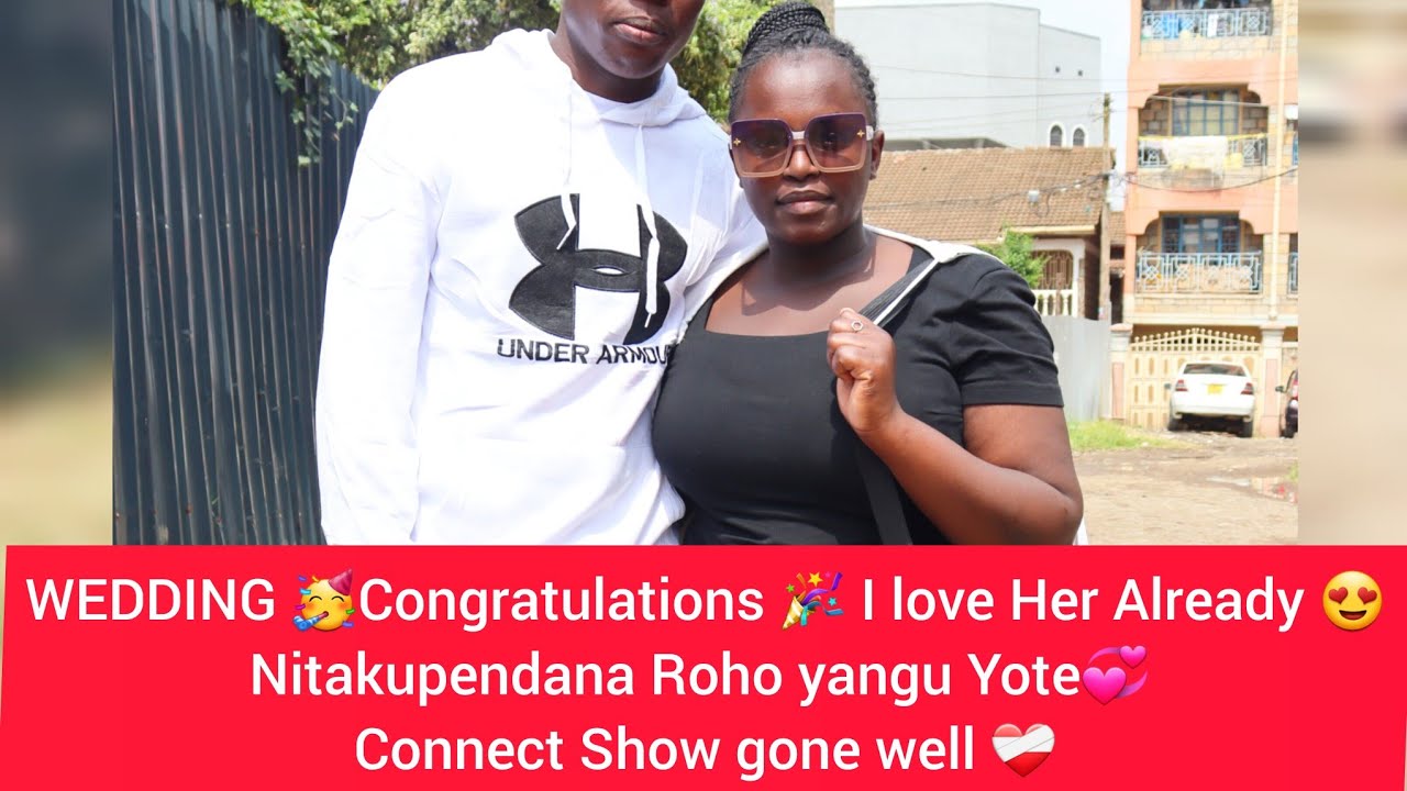 Wapendana mbele ya Camera 💖Congratulations💖I love Her Already 😍Nitakupendana Roho yangu Yote/Wedding
