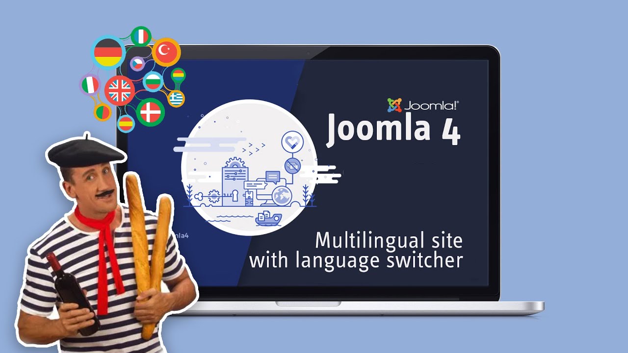 Multilingual site with Joomla 4 and Language switcher