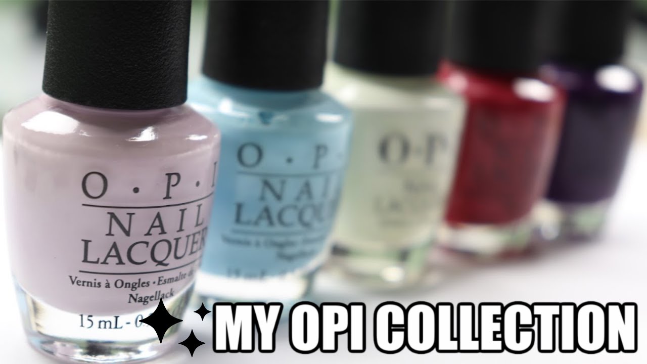 My OPI Nail Polish Collection | Elizabeth Anne