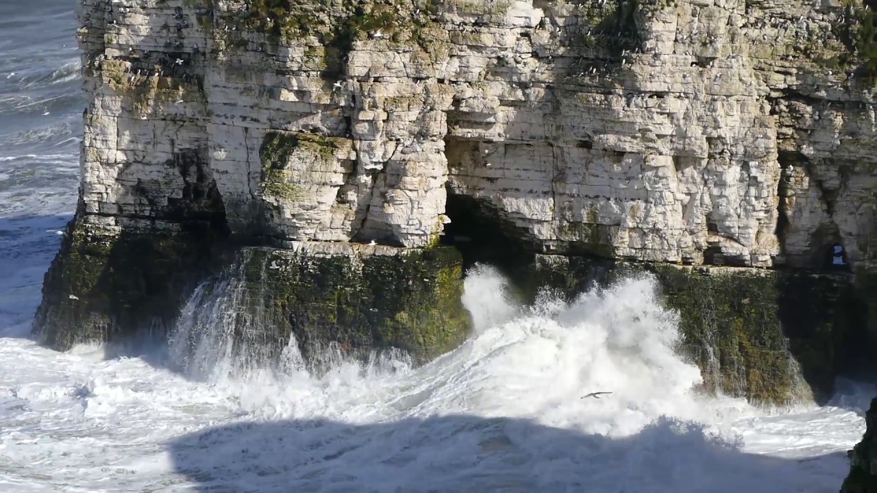 High tide at North landing