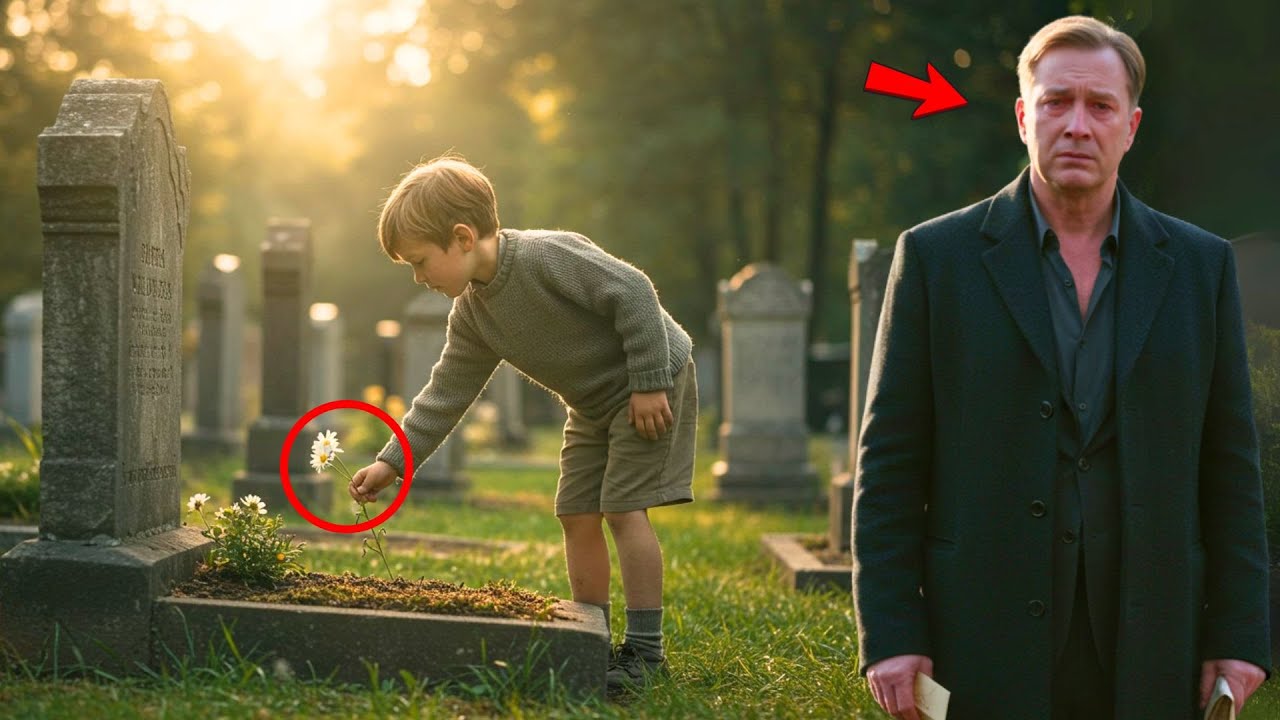 Dječak ostavlja cvijet na zapušteni grob nepoznate osobe… dan kasnije, milijunaš mu šalje pismo i...