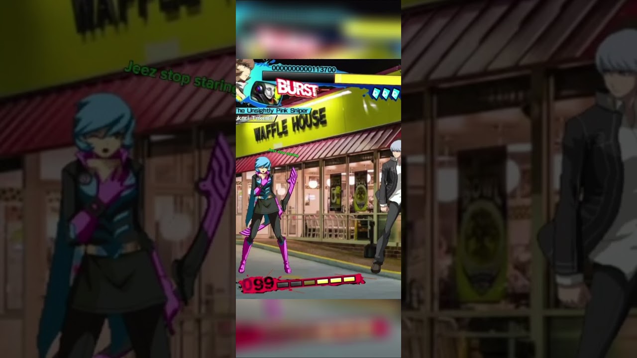 Completely normal persona 4 arena gameplay #arcsystemworks #atlusgames