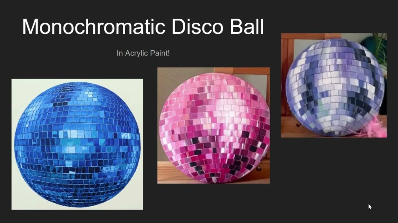 Painting a Monochromatic Disco ball! (Part 1/5)