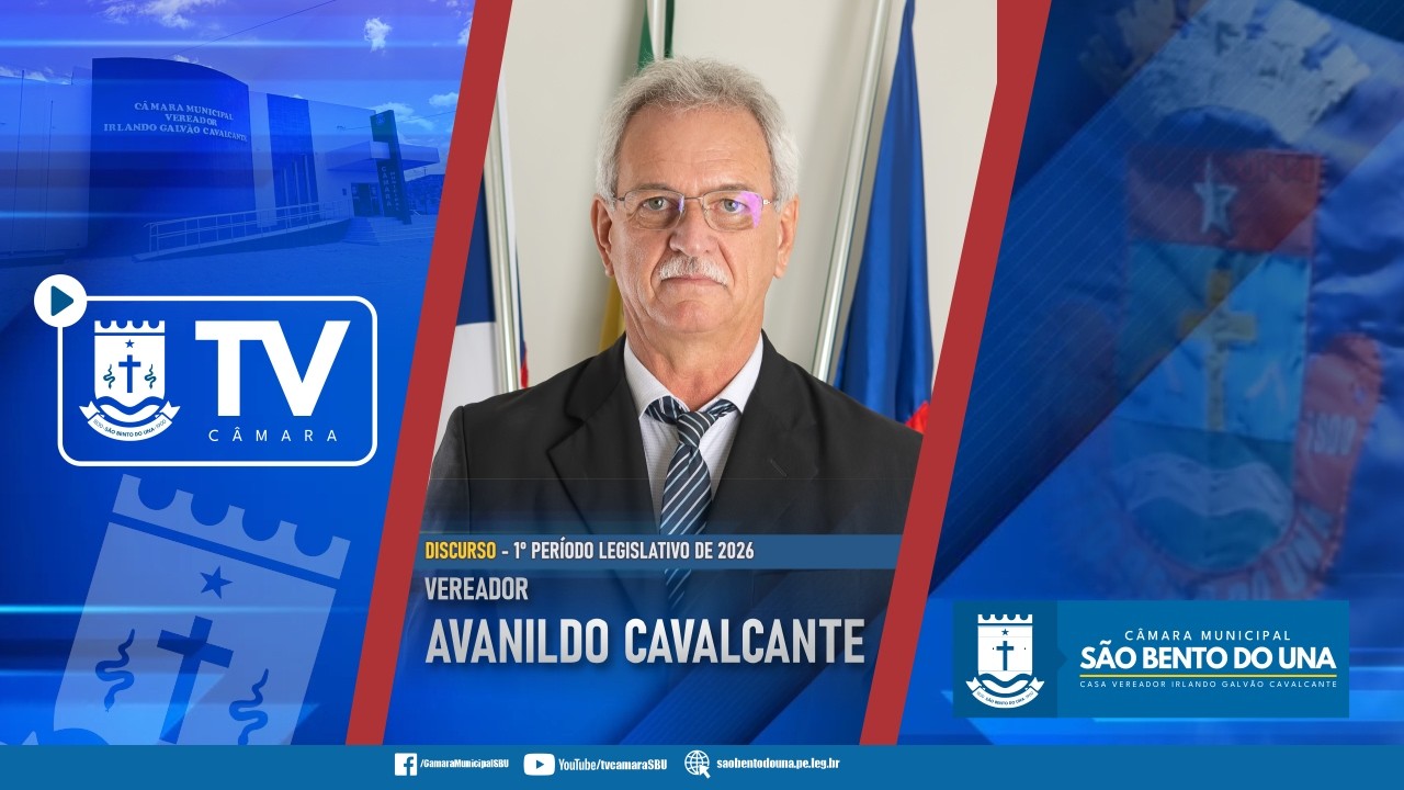 Discurso do Vereador Avanildo Cavalcante - 04 I MAR I 2026