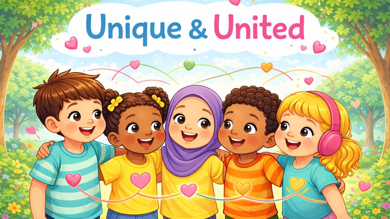 Unique & United | Celebrating What Makes Us Different | SEL for Kids